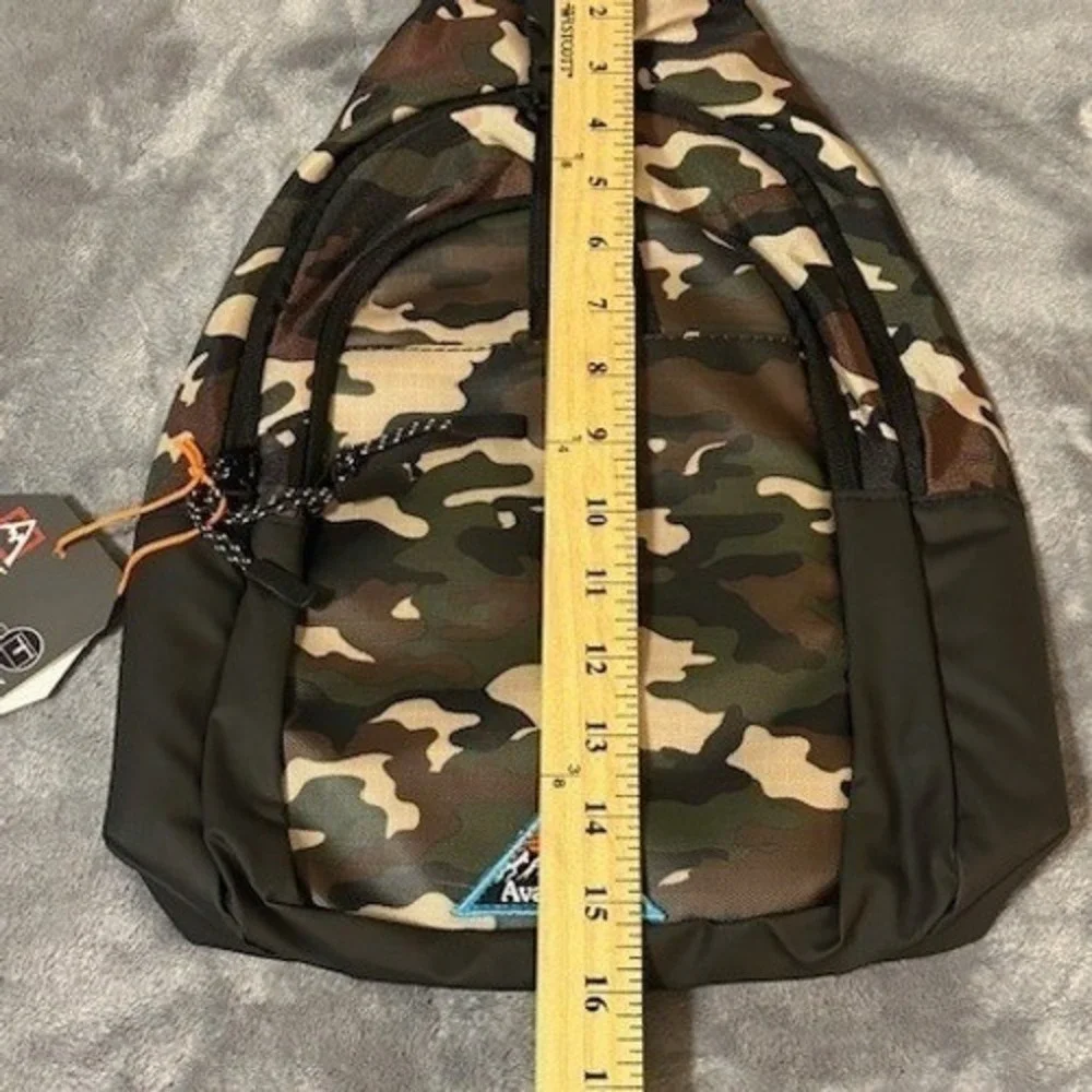 Avalanche Camo Sling Backpack Crossbody Bag Woodland Camouflage NWT Outdoor